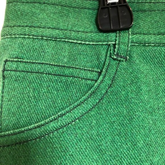 MEGAN RENEE - 🎉HP x 3🎉 NWOT - L Sz 33 (12/14) Green Denim Bodycon Mini Skirt - Picture 9 of 16
